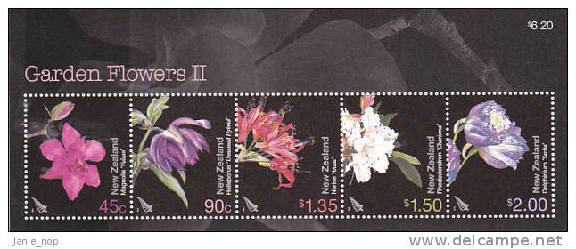 New Zealand 2004 Garden Flowers II Mini Sheet  MNH - Blocks & Sheetlets