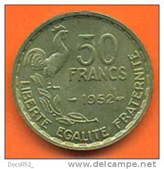 Monnaie De 50 Francs G .guiraud 1952  Qualite SUP + - Other & Unclassified
