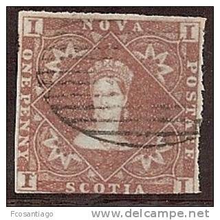 NUEVA ESCOCIA 1851/53 - Yvert #1 - VFU - Gebraucht