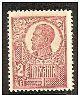 ROMANIA 1920 FERDINAND 2 LEI SC # 258 MNH - Ungebraucht