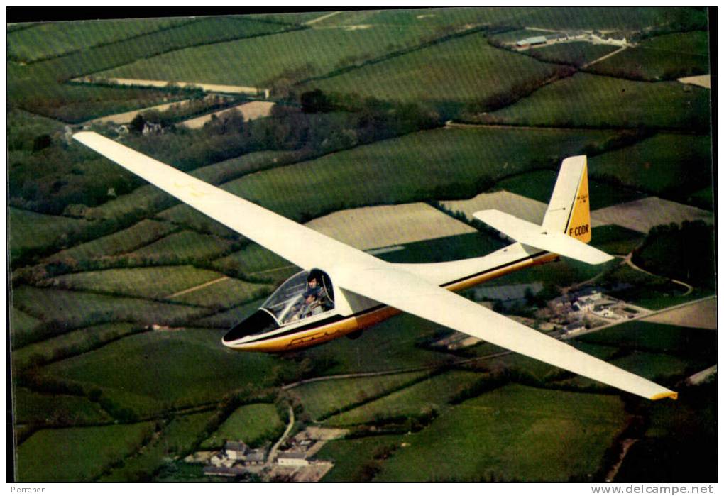 BIPLACE D'ENTRAÎNEMENT _ FOEHN M200 _  AEROPLANE_ CM GRAND FORMAT - 1946-....: Moderne