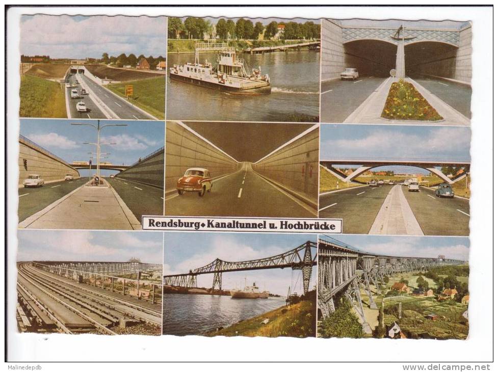 CP -  MULTIVUE : RENDSBURG - KANALTUNNEL U. Hochbrücke - Rendsburg