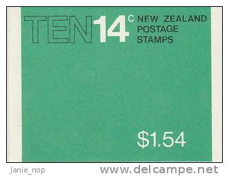 New Zealand-1980 $ 1.54 Booklet  SB 34 - Booklets
