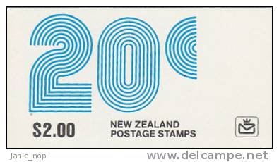 New Zealand-1981 $ 2.00 Booklet  SB 35 - Carnets