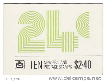 New Zealand-1982 $ 2.40 Booklet  SB 37 - Markenheftchen