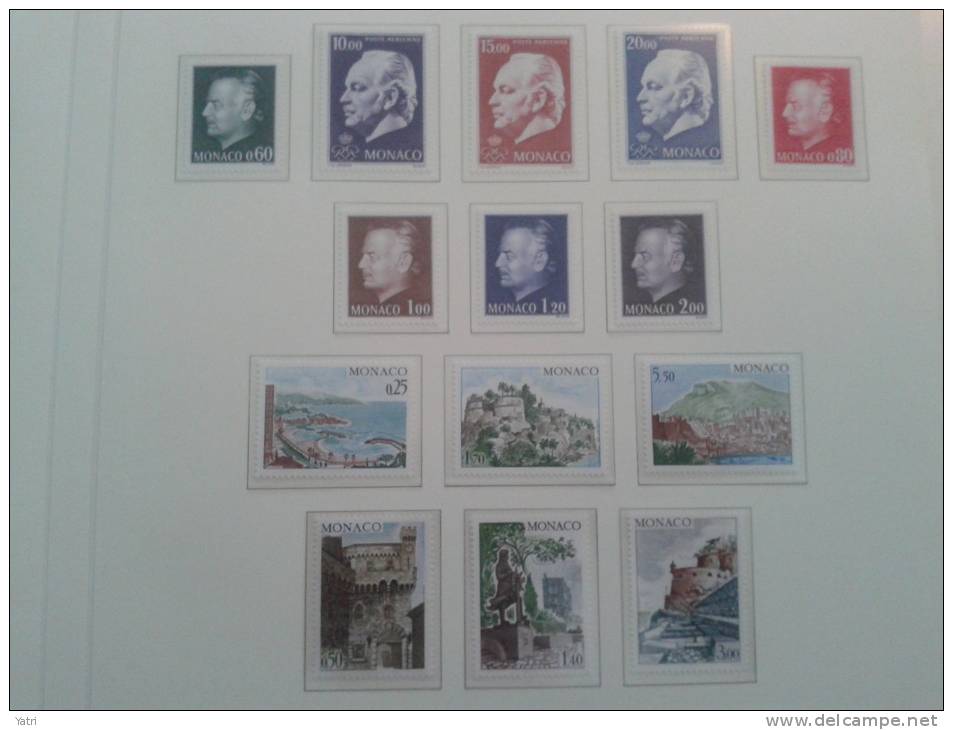 Monaco 1974 Annata completa / Complete year set **/MNH VF