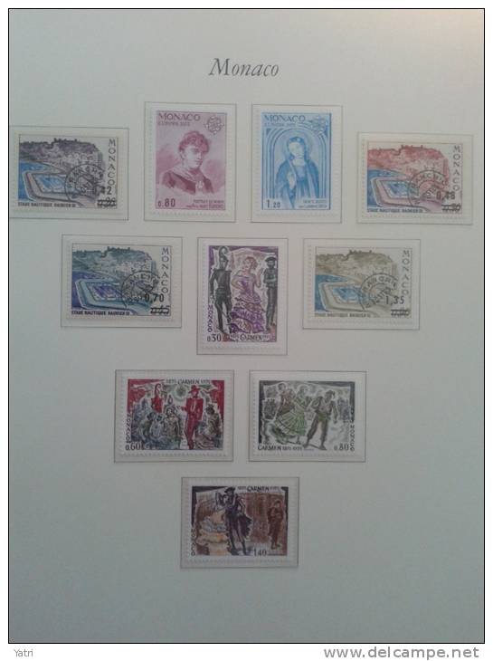 Monaco 1975 Annata Completa / Complete Year Set **/MNH VF - Années Complètes