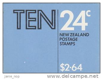 New Zealand-1982 $ 2.64 Booklet  SB 38 - Booklets