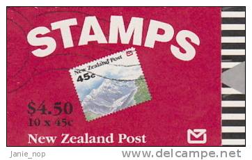 New Zealand-1992 Scenery Booklet  SB 62 - Carnets
