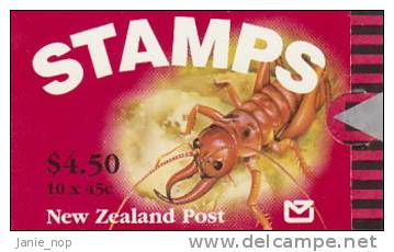 New Zealand-1993 Endangered Species $ 4.50 Booklet  SB 64 - Booklets