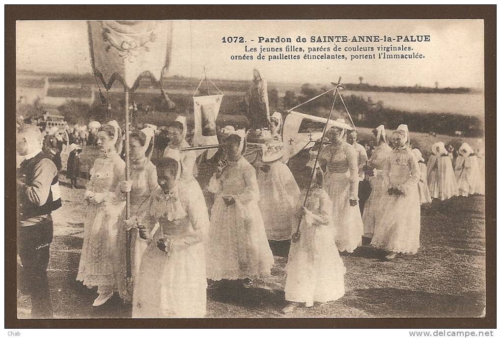 BELLE C.P.A -  SAINT ANNE La PALUE - 1072. - Pardon De SAINTE ANNE La PALUE - PROCESSIONS - RELIGIONS - Autres & Non Classés