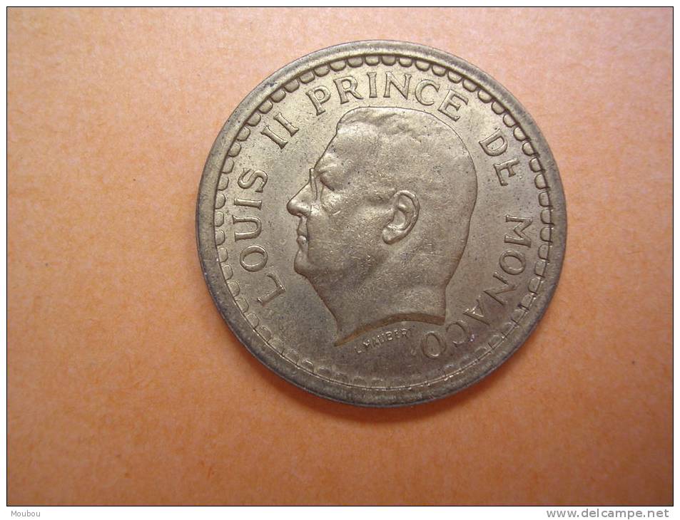 Monaco - Louis II - 1 Franc -sans Date (1945) - 1922-1949 Luigi II