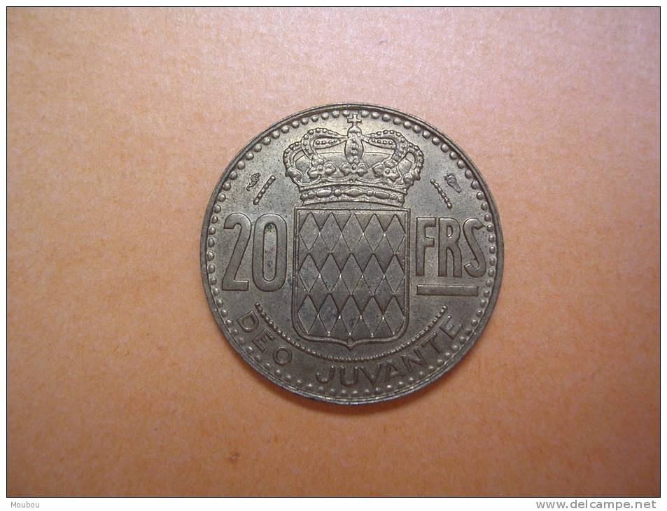 Monaco - Rainier 20 Francs - 1950 - 1949-1956 Alte Francs