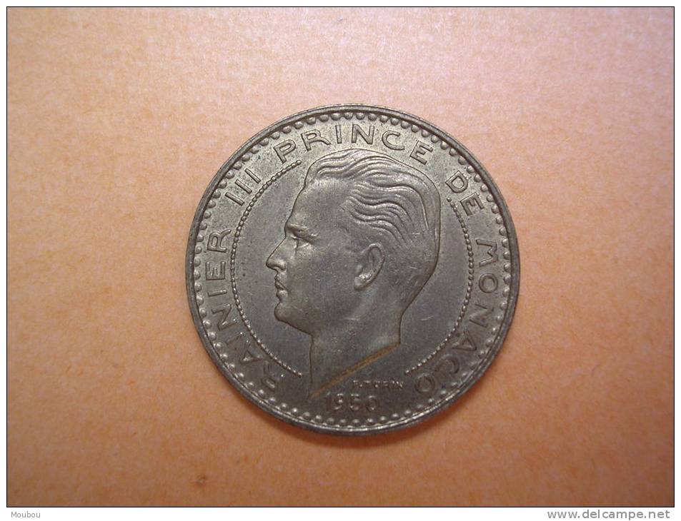 Monaco - Rainier 20 Francs - 1950 - 1949-1956 Old Francs