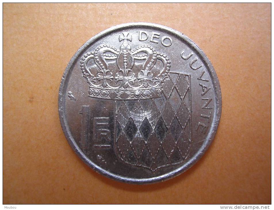 Monaco - Rainier 1 Francs - 1968 - 1960-2001 Nouveaux Francs