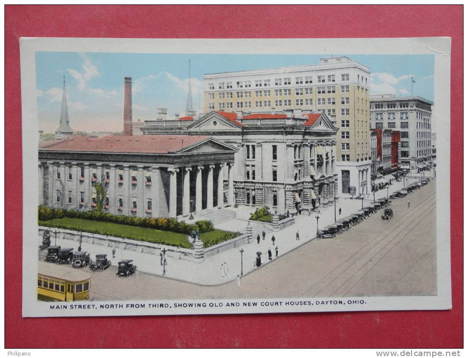 - Ohio > Dayton   Main Street With Old & New  Court House Not Mailed     Ref 902 - Dayton