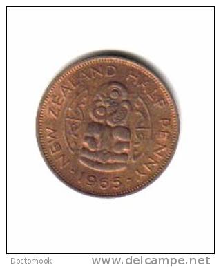 NEW ZEALAND    1/2  PENNY  1965  (KM # 23.2) - Neuseeland