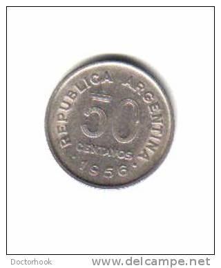 ARGENTINA   50  CENTAVOS  1956  (KM # 49) - Argentine