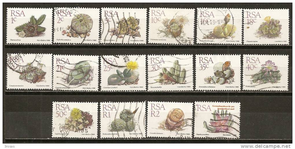 Afrique Du Sud South Africa 1988 Succulents Obl - Used Stamps
