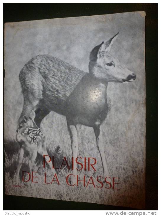 1952  N° 9    PLAISIR De La CHASSE... Voir Aussi : Eléphant Du Gabon.... Envoi Gratuit Pour La France Et Le Monde Entier - Jacht/vissen