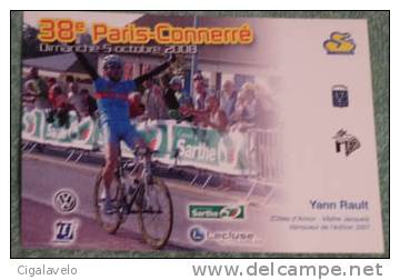 Carte Paris-Connérré 38è édition - Yann Rault - Course Cycliste - 2008 - Cyclisme