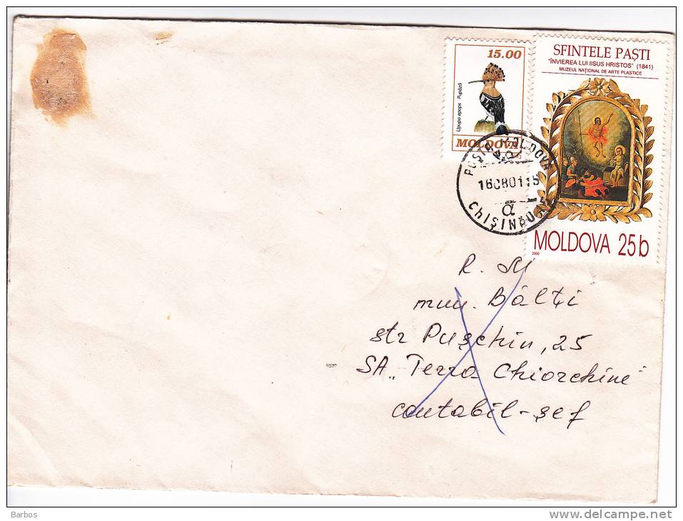 Moldova. Moldavie. Moldau. Easter. Used Cover. - Moldawien (Moldau)