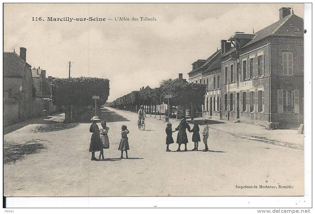 MARCILLY SUR SEINE - L'Allée Des Tilleuls - Marcilly