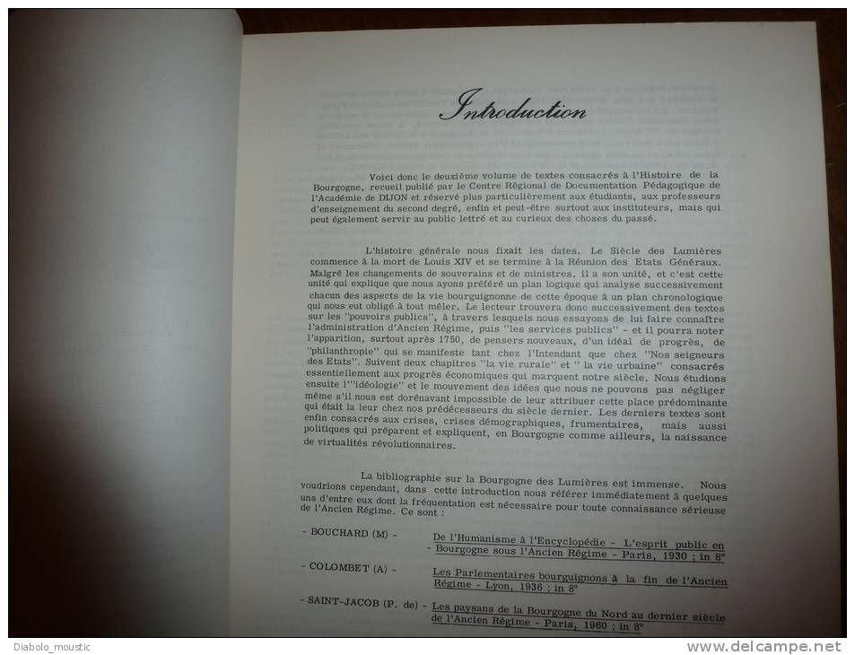 1968  Important Fascicule Sur L'  HISTOIRE  De La BOURGOGNE  De L' Antiquité à Nos Jours , 180 Pages Format  27cm X 21cm - Bourgogne