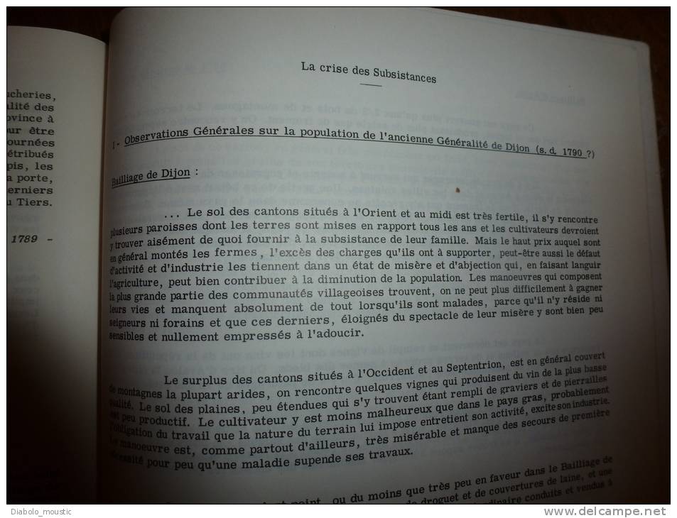 1968  Important fascicule sur l'  HISTOIRE  de la BOURGOGNE  de l' Antiquité à nos jours , 180 pages format  27cm x 21cm