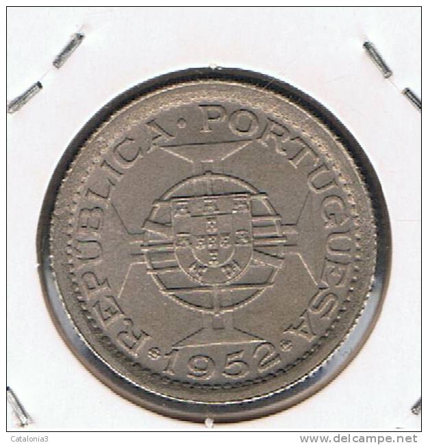 GUINEA PORTUGUESA -  2 1/2 Escudos 1952  KM9 - Guinea-Bissau