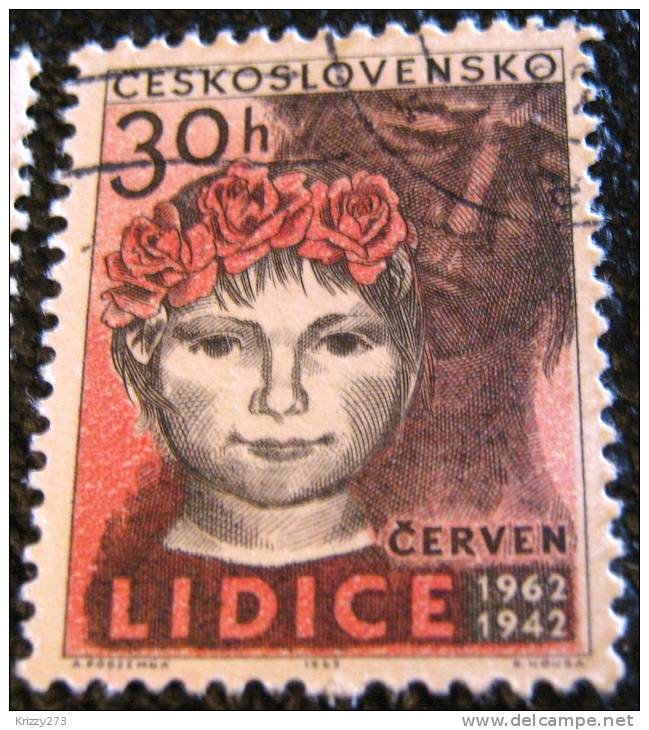 Czechoslovakia 1962 20th Anniversary Lidice 30h - Used - Oblitérés
