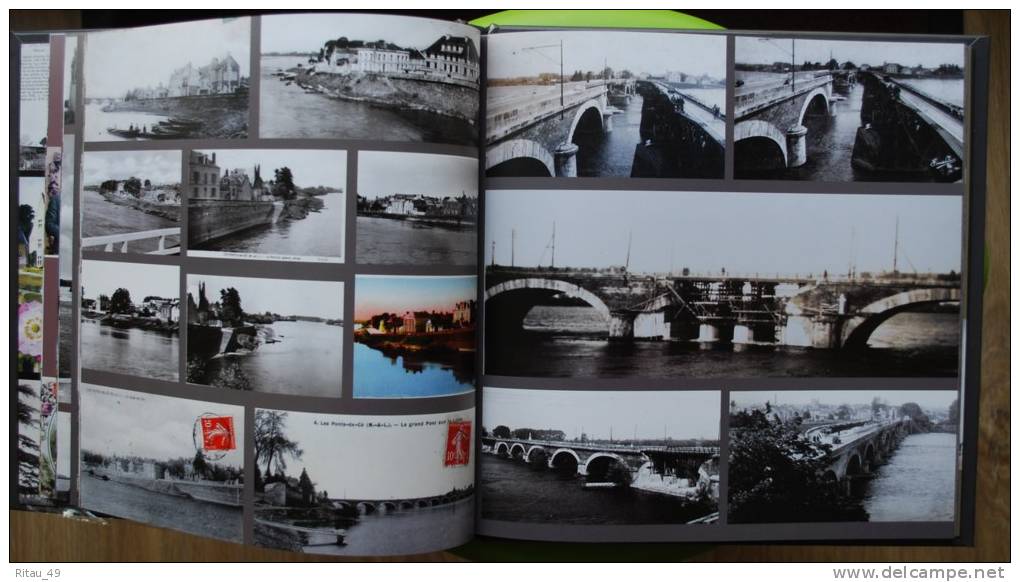 livre-photo de cartes postales sur Les Ponts de Cé