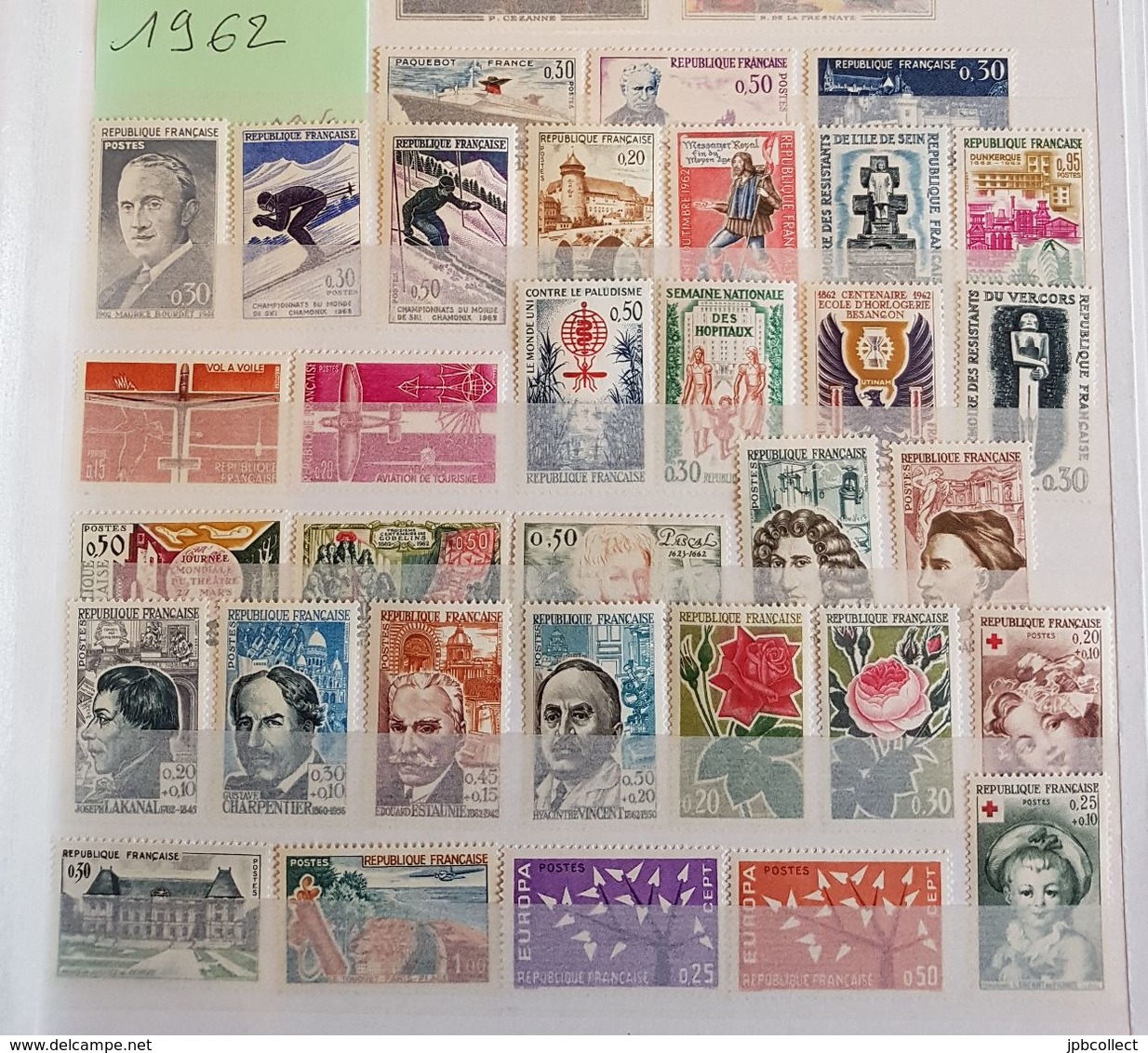 Timbres De France Neufs ** Année 1962 Remise 50% + 20% - 1960-1969