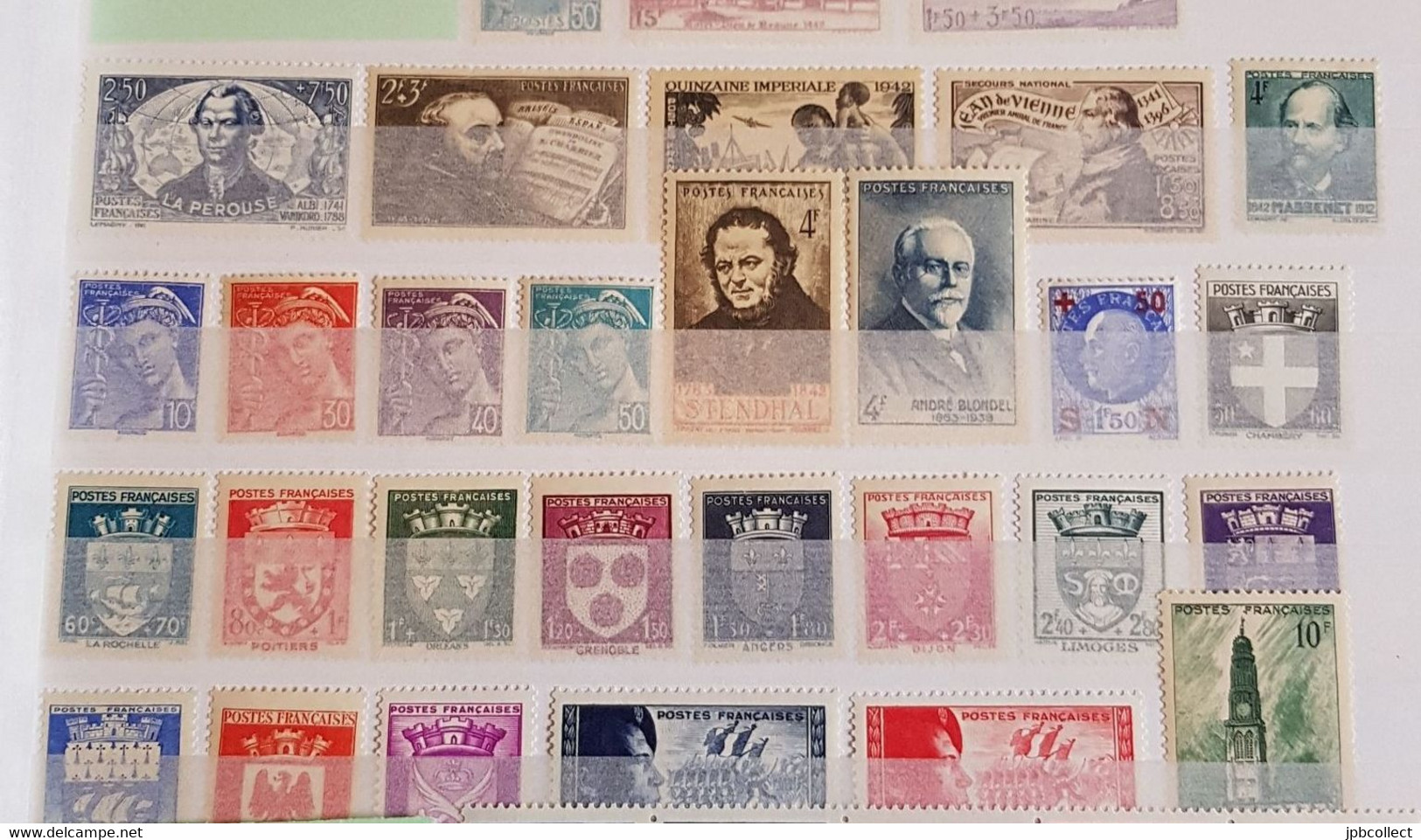 Timbres De France Neufs ** Année 1942 Remise 50% + 20% - 1940-1949