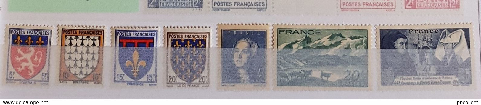 Timbres De France Neufs ** Année 1943 Remise 50% + 20% - 1940-1949