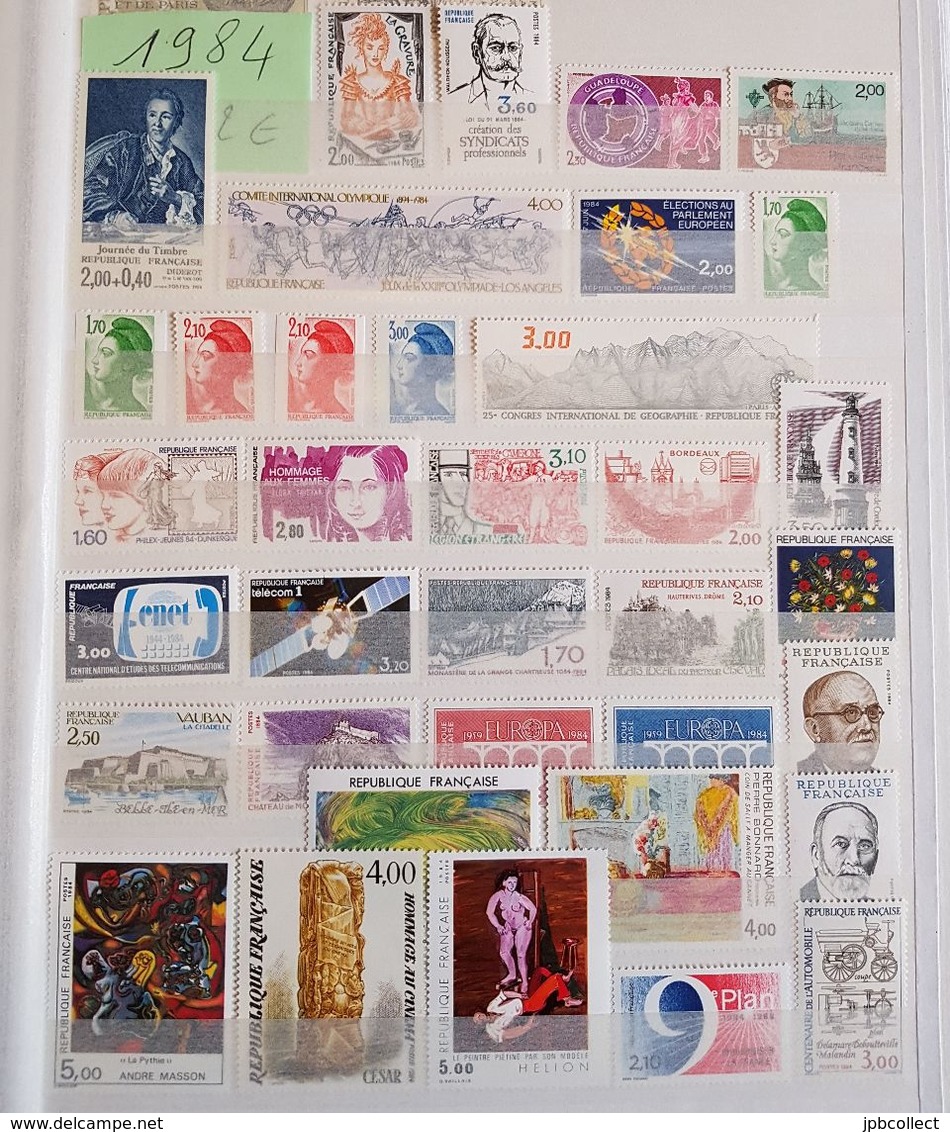 Timbres De France Neufs ** Année 1984 Remise 50% + 20% - 1980-1989