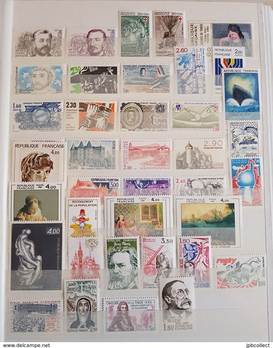 Timbres De France Neufs ** Année 1982 Remise 50% + 20% - 1980-1989