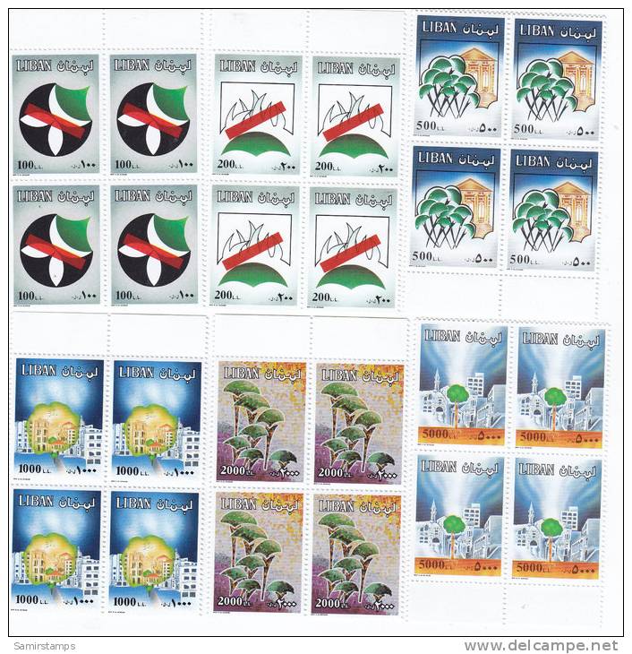 Lebanon 1994, Environment Protection Set Of 6 Stamps Complete BLOC OF 4 MNH- Superb- Rare-SKRILL PAY ONLY - Lebanon