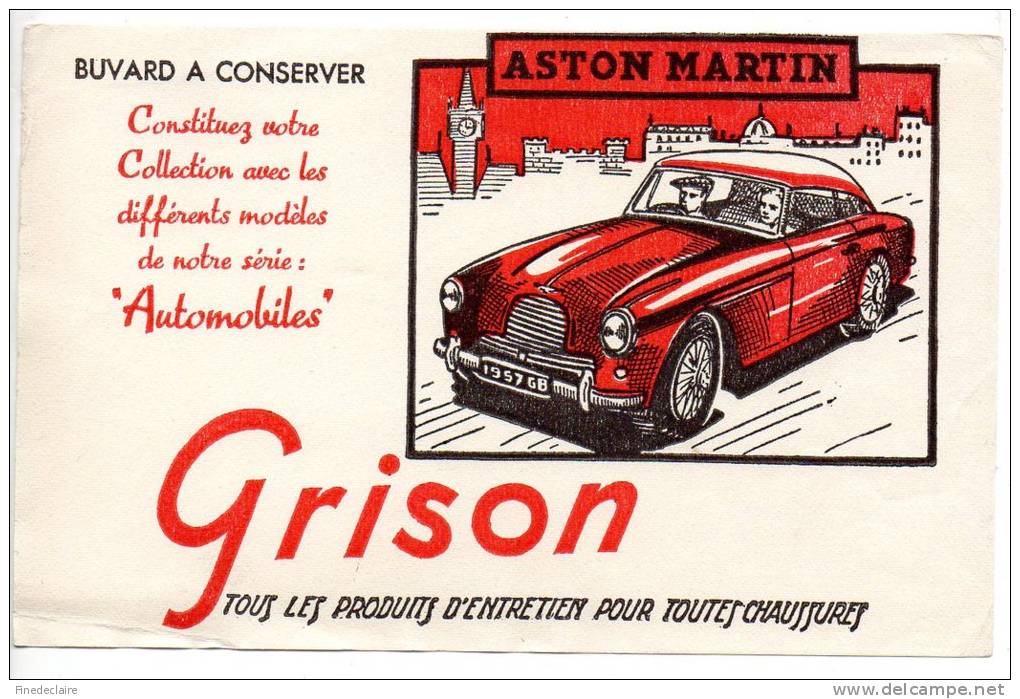 Buvard - Grison - Entretien Pour Chaussures - Aston Martin - Zapatos