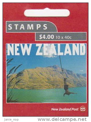 New Zealand-2001 Tourism $ 4.00 Booklet - Markenheftchen