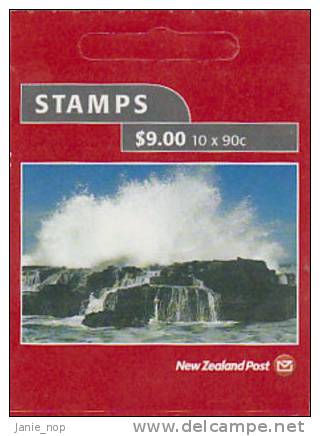 New Zealand-2002 Scenic Coastline $ 9.00 Booklet - Booklets