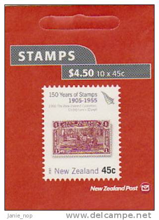 New Zealand-2005 150 Years Of Stamps $ 4.50 Booklet - Booklets