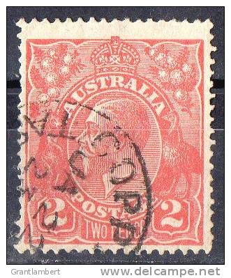 Australia 1918 King George V 2d - Single Crown Wmk Used - COPPING, TASMANIA - Gebraucht