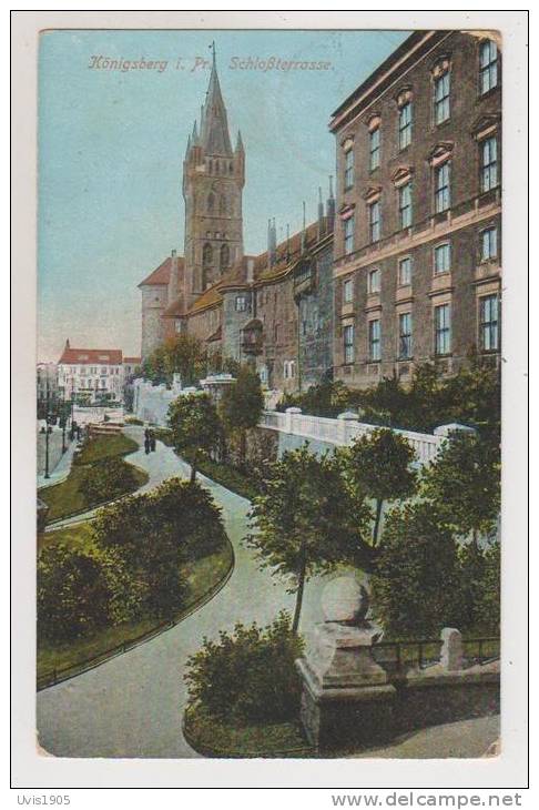 Königsberg.Schlossterrasse. - Ostpreussen