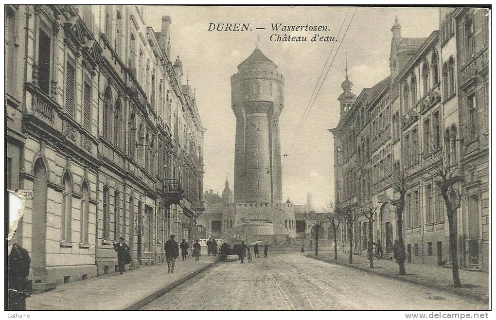 ALLEMAGNE . DUREN ( DUEREN ) . WASSERTOSEN . CHATEAU D EAU - Dueren