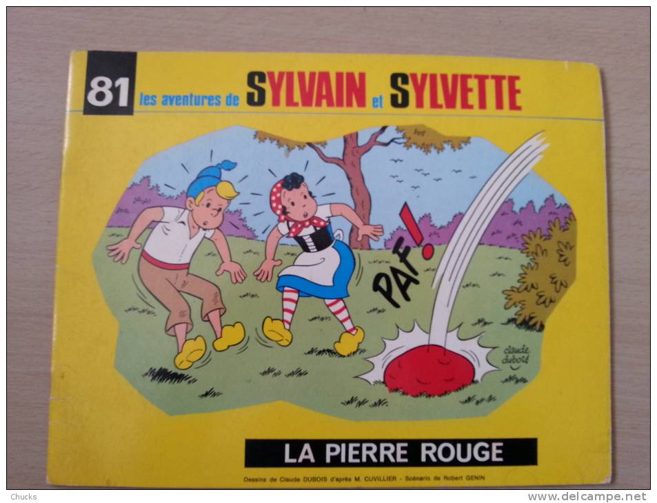 Sylvain Et Sylvette 81 La Pierre Rouge Broché Fleurus 2° Trim 1976 - Sylvain Et Sylvette