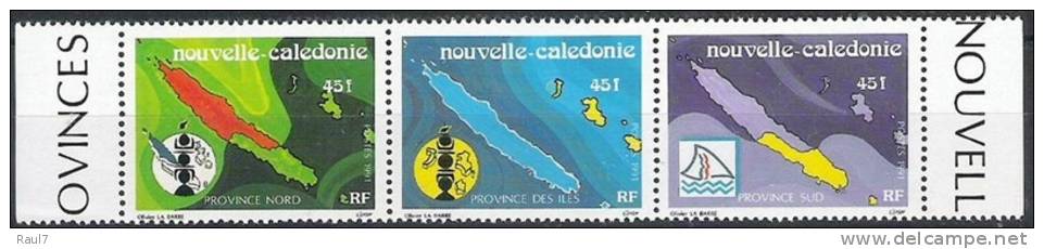 Nouvelle-Calédonie 1991 - Les 3 Provinces De N Calédonie  - 3val Neufs // Mnh - Neufs