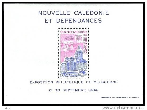 Nouvelle-Calédonie 1984 - Asipex84, Melbourne, Australie - BF Neufs // Mnh - Blocks & Sheetlets