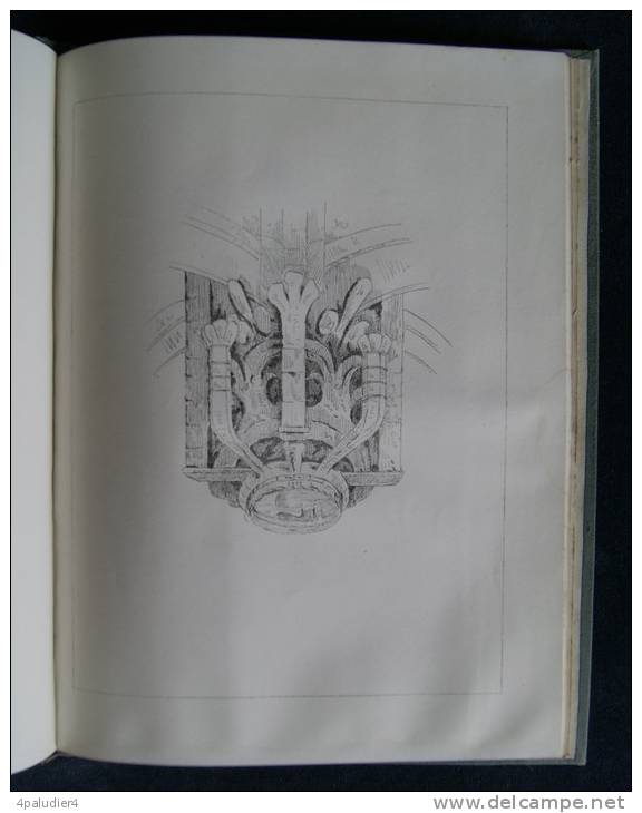 SCULPTURES SOLAIRES DE L´EGLISE DE CHERBOURG Joachim MENANT 1850 10 Planches - Normandie