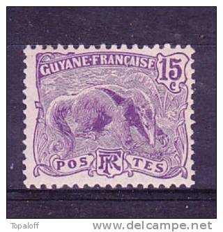 GUYANE N°54 Neuf Charniere - Neufs